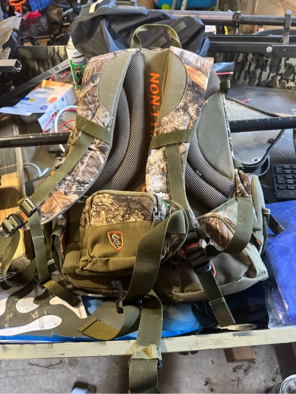 Nontypical by Drake Realtree Camo Olive/Tan Hunting Backpack with Straps